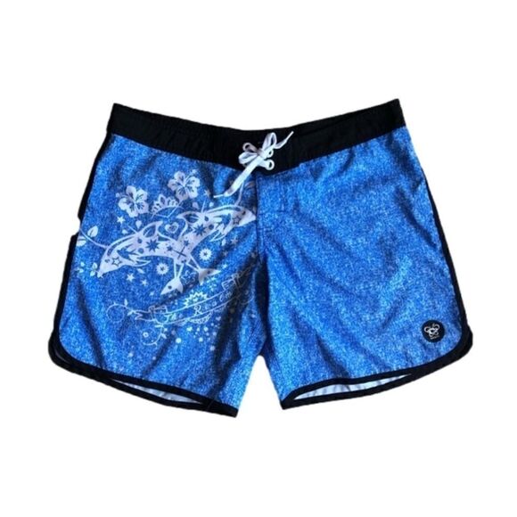 Blue Dolphin Swim Trunks  - Picture 1 of 10